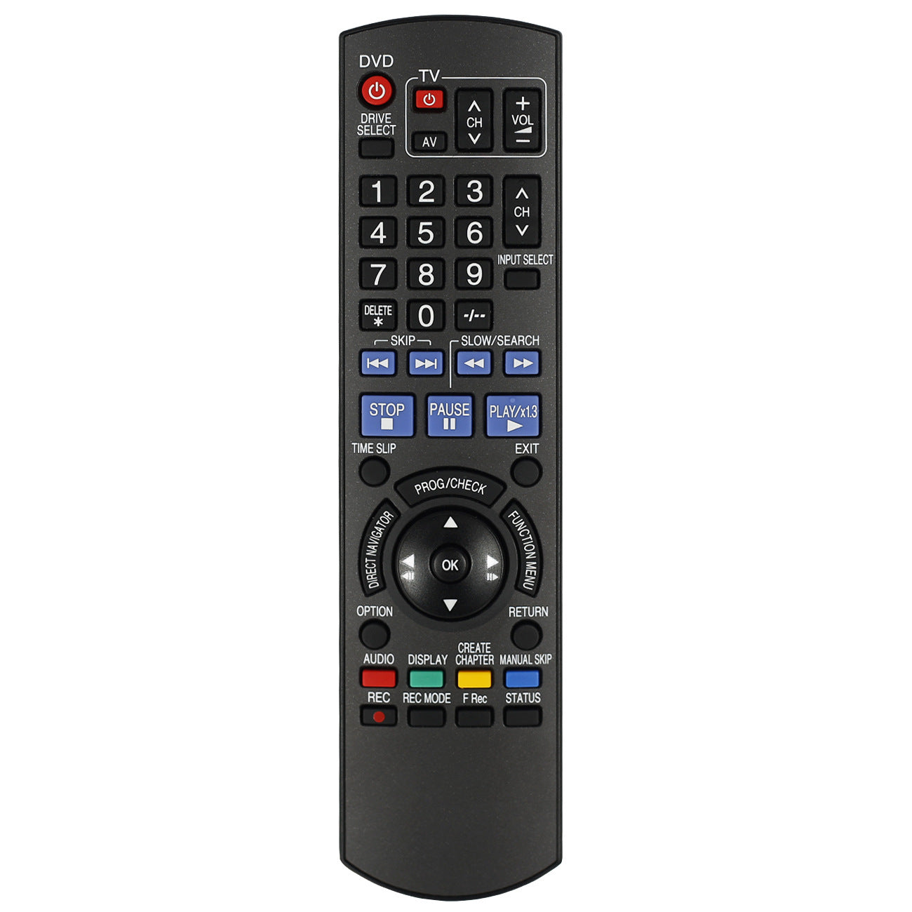 N2QAYB000134 Replacement Remote for Panasonic DVD Recorders