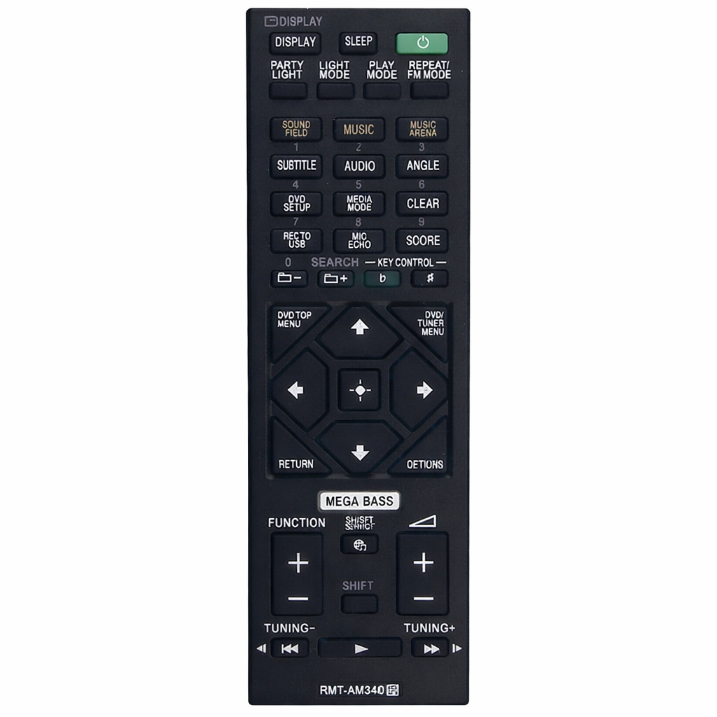 RMT-AM340U Replacement Remote for Sony MHC-V90DW SA-V90DW Home Audio Systems