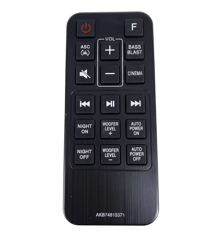 AKB74815371 Replacement Remote for LG Sound Bar Speaker Home Theaters