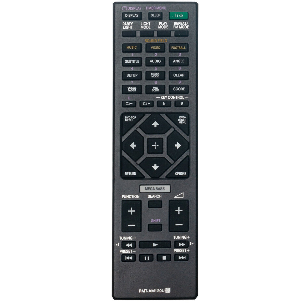 RMT-AM120U Replacement Remote for Sony Home Audio Systems