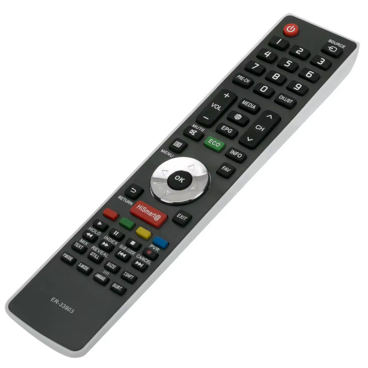 ER-33903HS Replacement Remote for Hisense Televisions