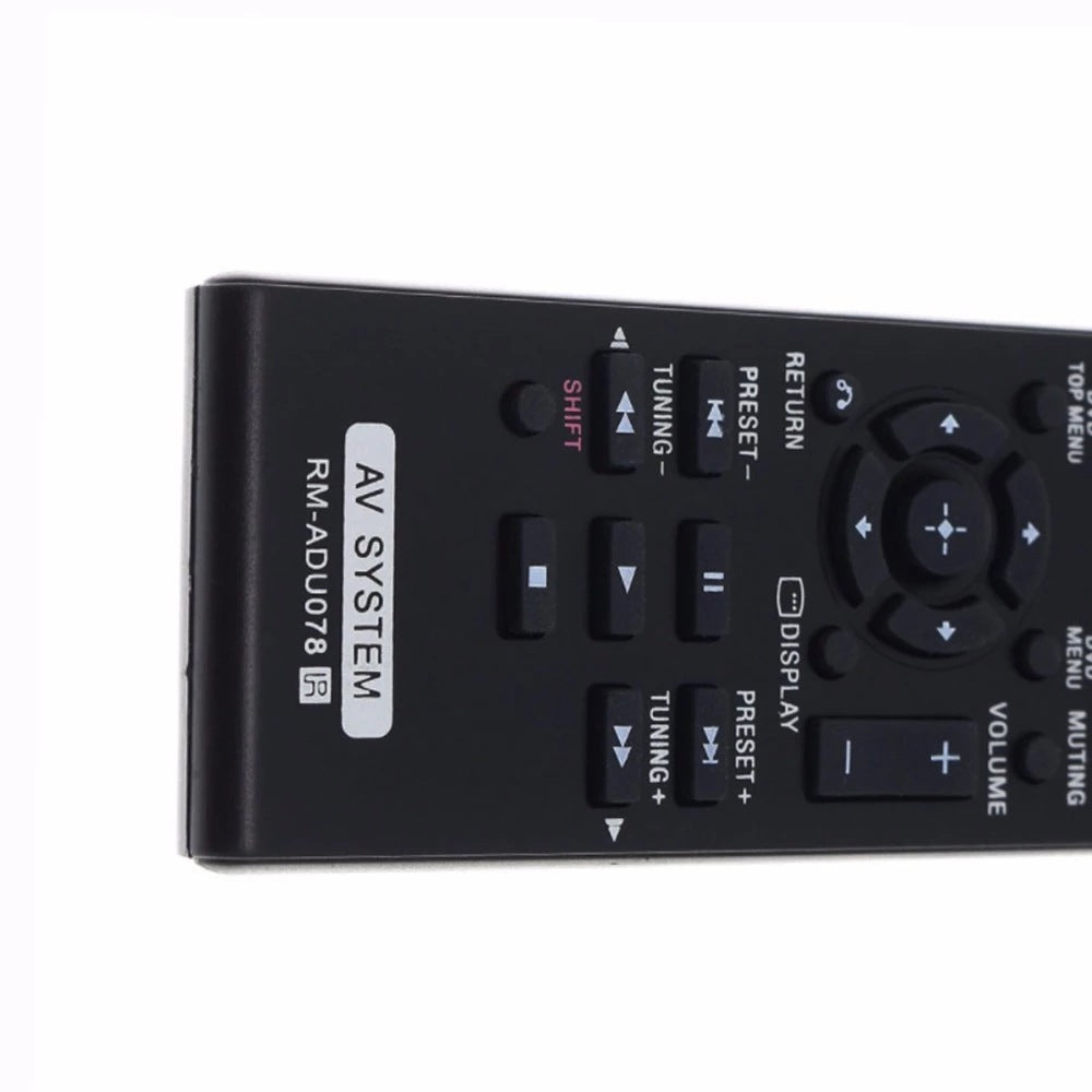 RM-ADU078 Replacement Remote for Sony Audio Video Receivers