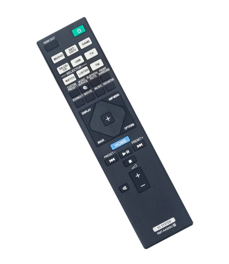 RMT-AA320U Replacement Remote for SonyAV Receivers