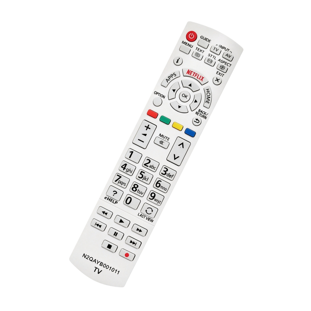 N2QAYB001011 Replacement Remote for Panasonic Televisions