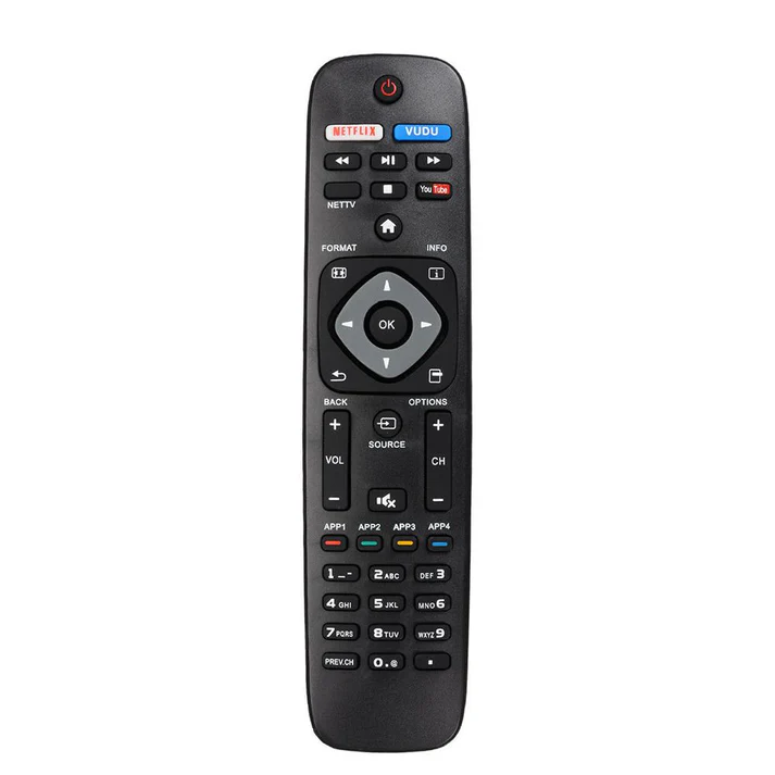 NH500UP Replacement Remote For Philips URMT39JHG003 URMT41JHG003 Televisions