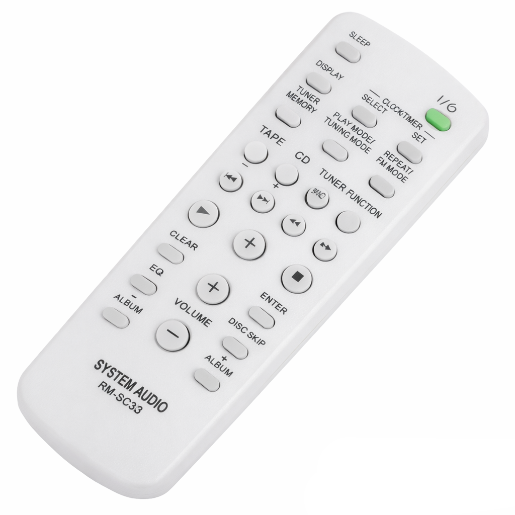 RM-SC1 Replacement Remote for Sony MHC-GX450 CMT-NE3 Mini Hi-Fi Stereo System