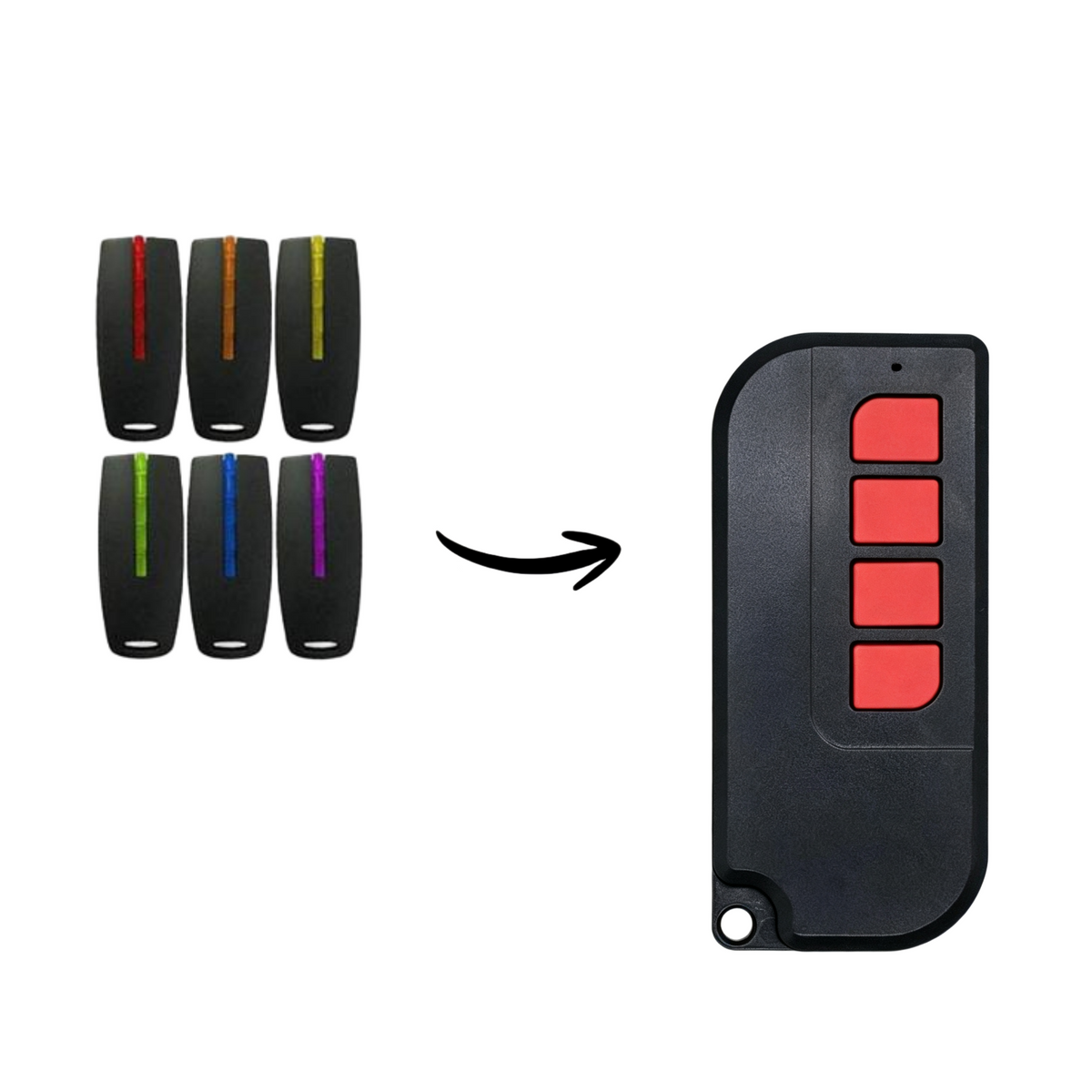 Garage Door Replacement Remote for Avanti/Centurion T5/500 T6/600 T8/800 433MHz