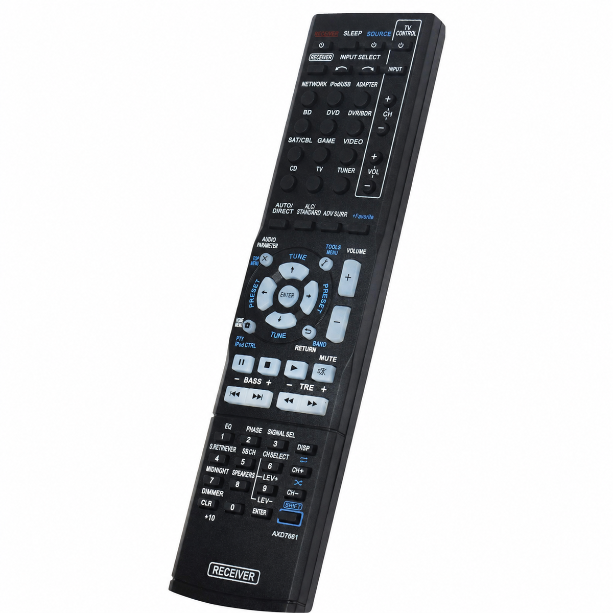 AXD7661 Replacement Remote for Pioneer AV Receivers