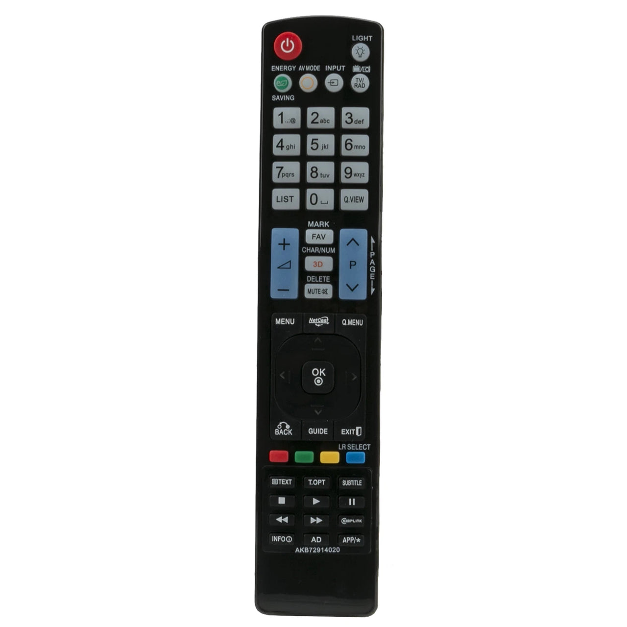AKB72914020 Replacement Remote for LG Televisions