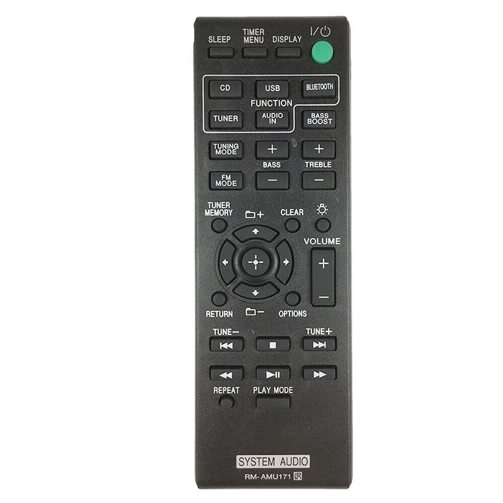 RM-AMU171 Replacement Remote for Sony CMT-BT60 CMT-SBT100 Hifi Systems