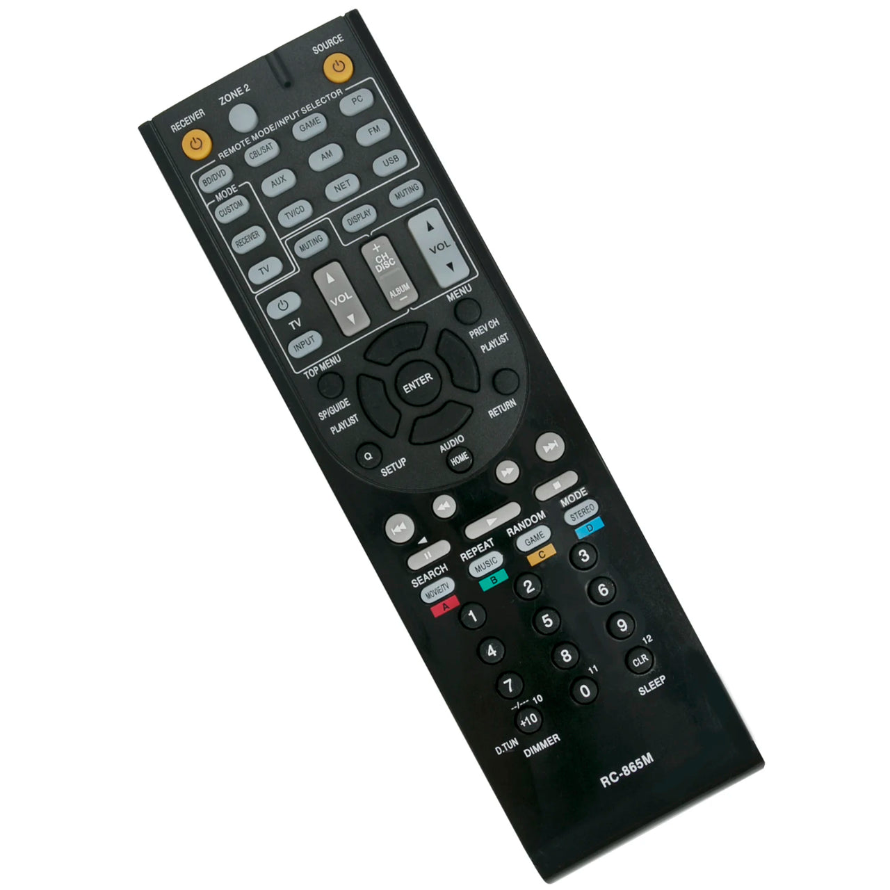 RC-865M Replacement Remote for Onkyo AV Receivers