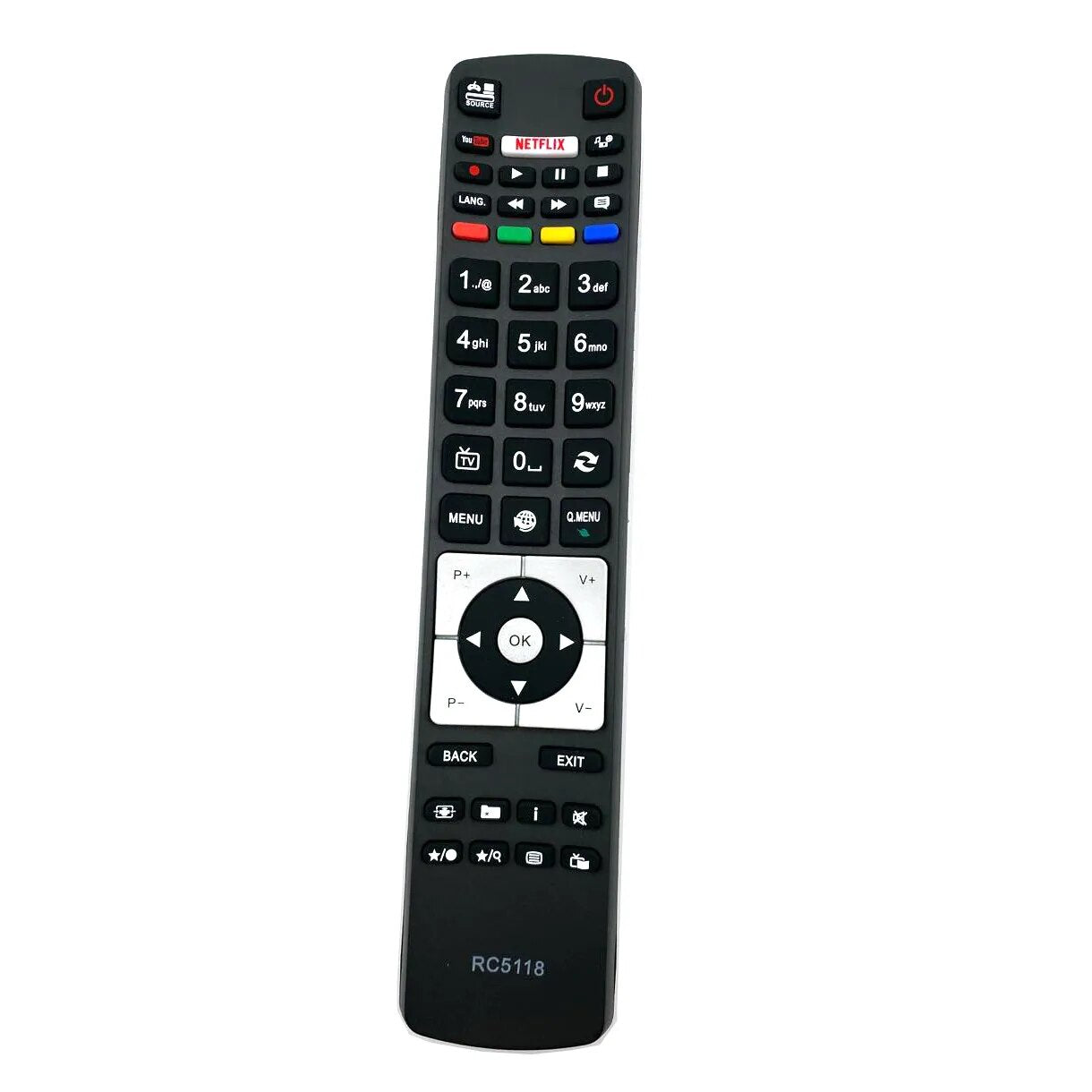 RC5118 Replacement Remote for Hitachi Smart LED TV