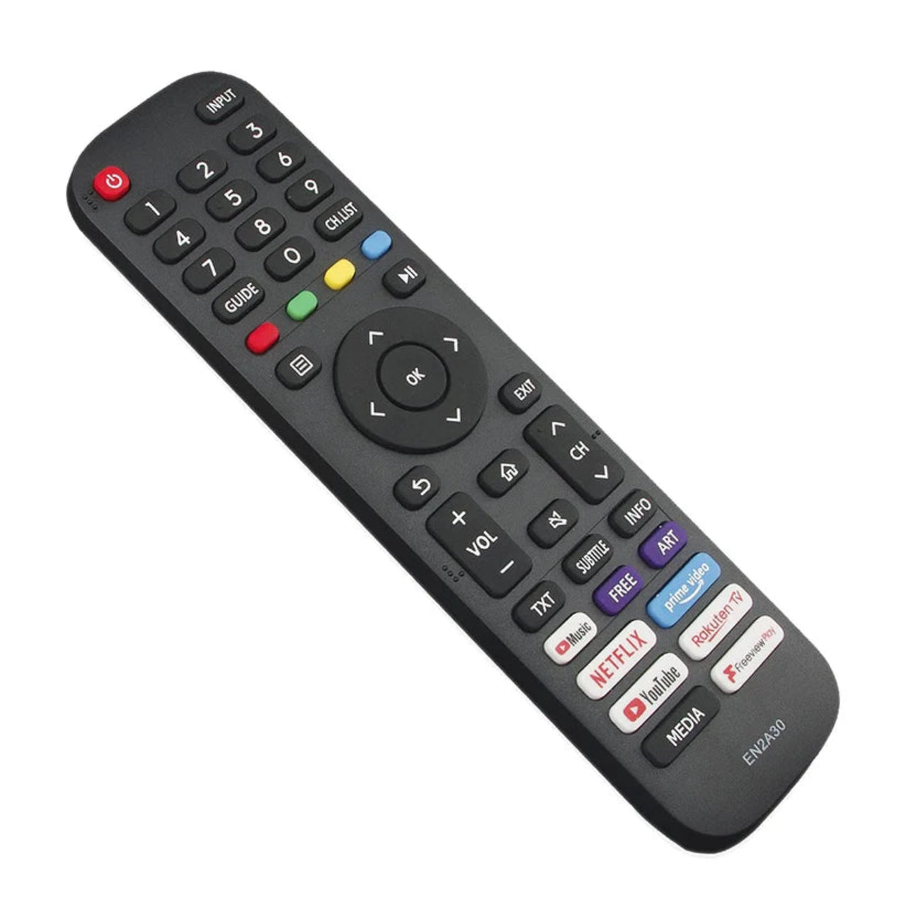 EN2A30 Replacement Remote for Hisense Televisions
