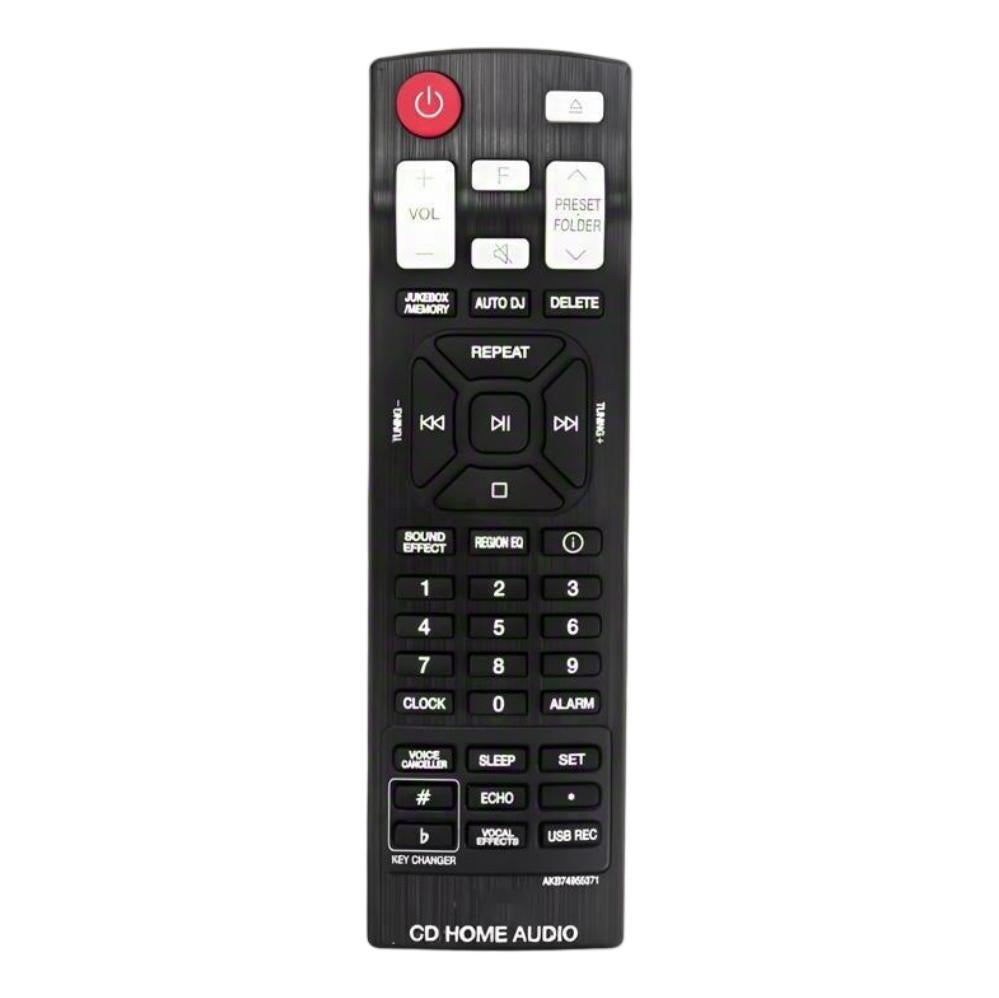 AKB74955371 Replacement Remote for LG Mini Hi-Fi Systems