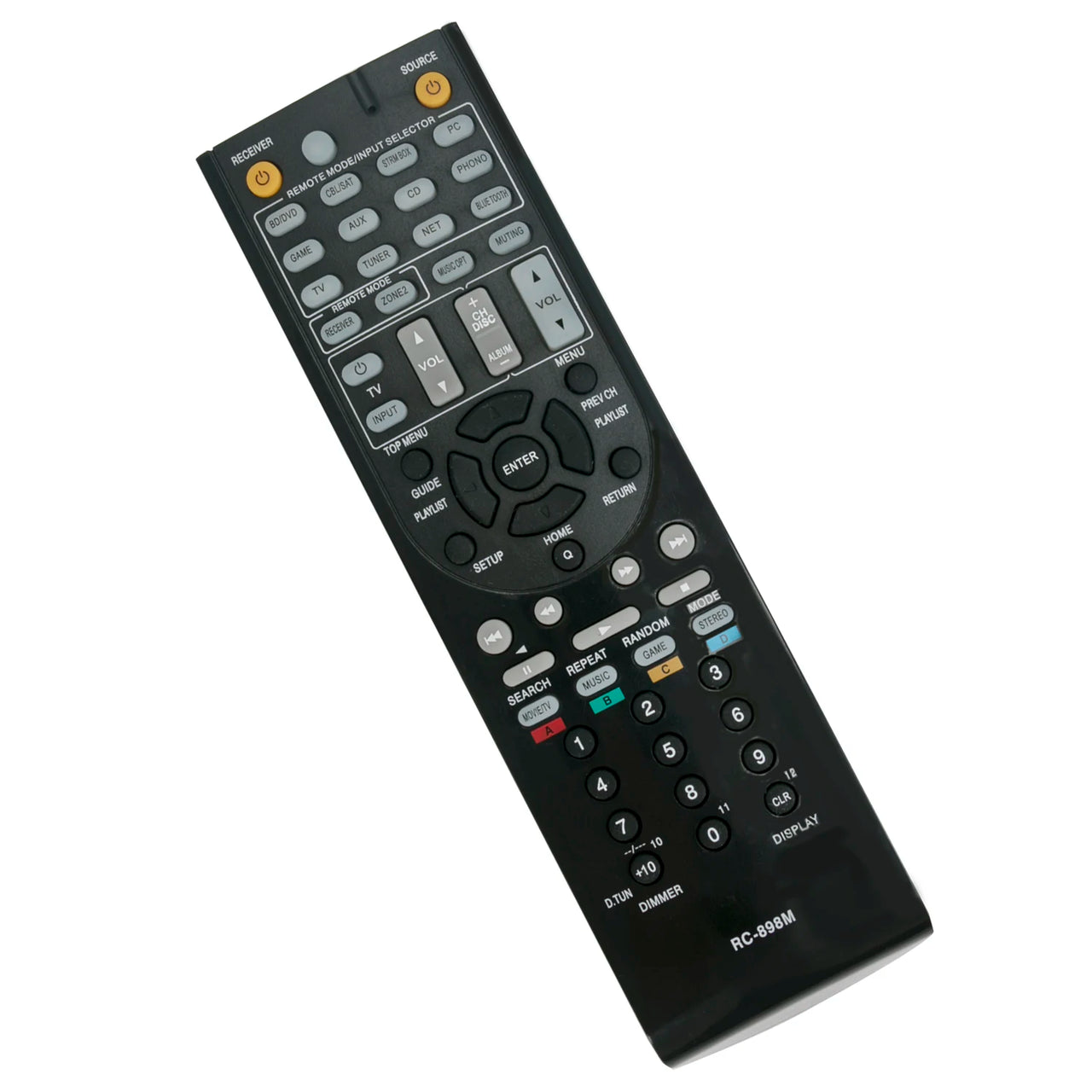 RC-898M Replacement Remote for Onkyo AV Receivers