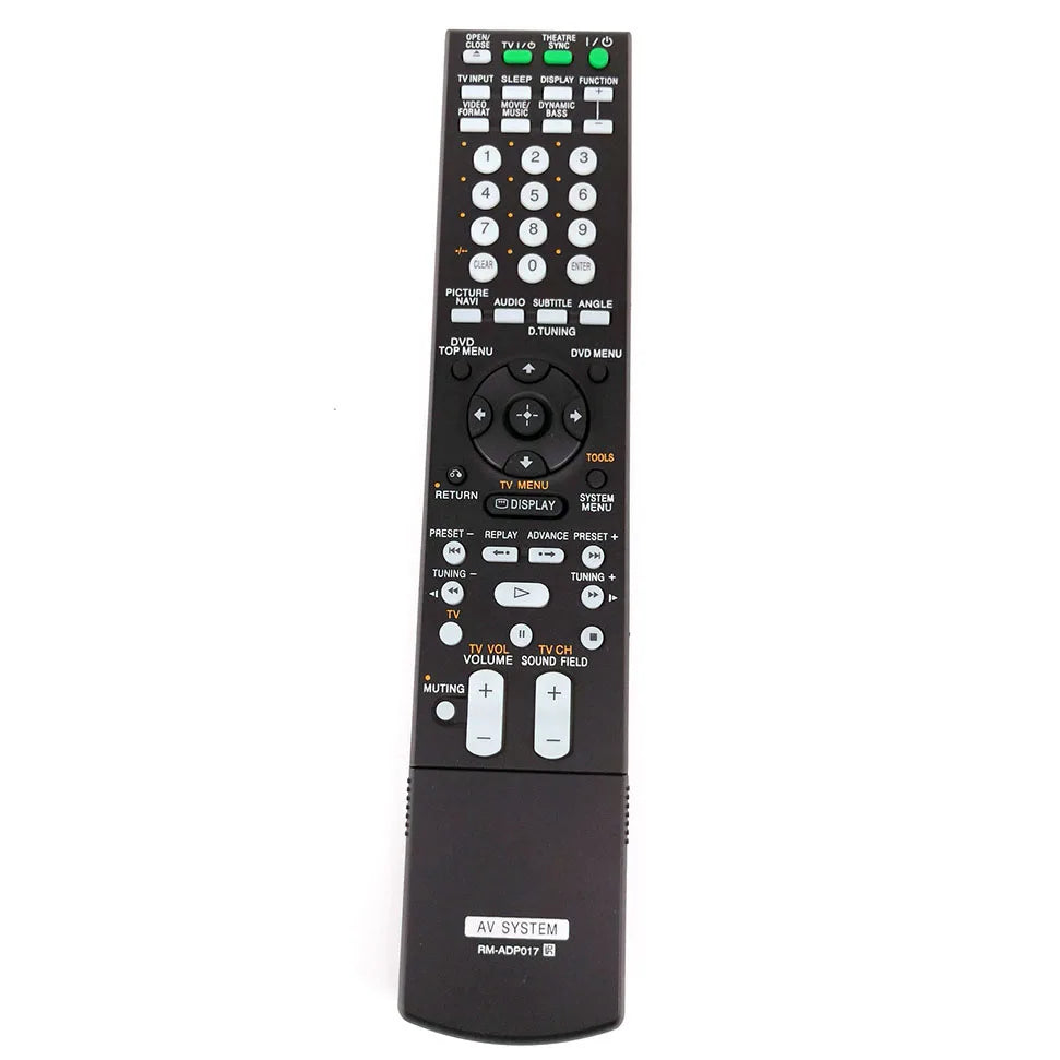 RM-ADP017 Replacement Remote For Sony DVD Home Theater Systems