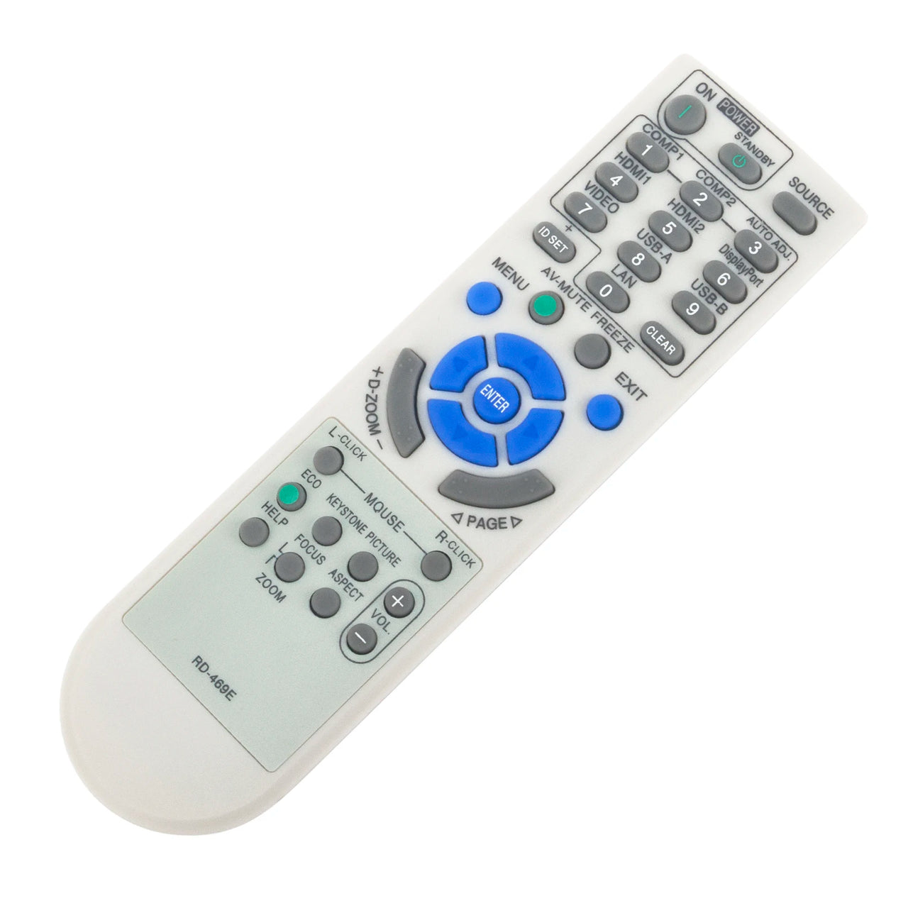 RD-469E Replacement Remote for NEC Projectors