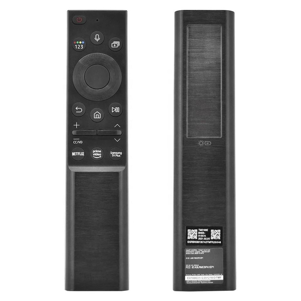 BN59-01357A Voice Replacement Remote for Samsung Q60A Televisions (with USB-C & Solar Charging)