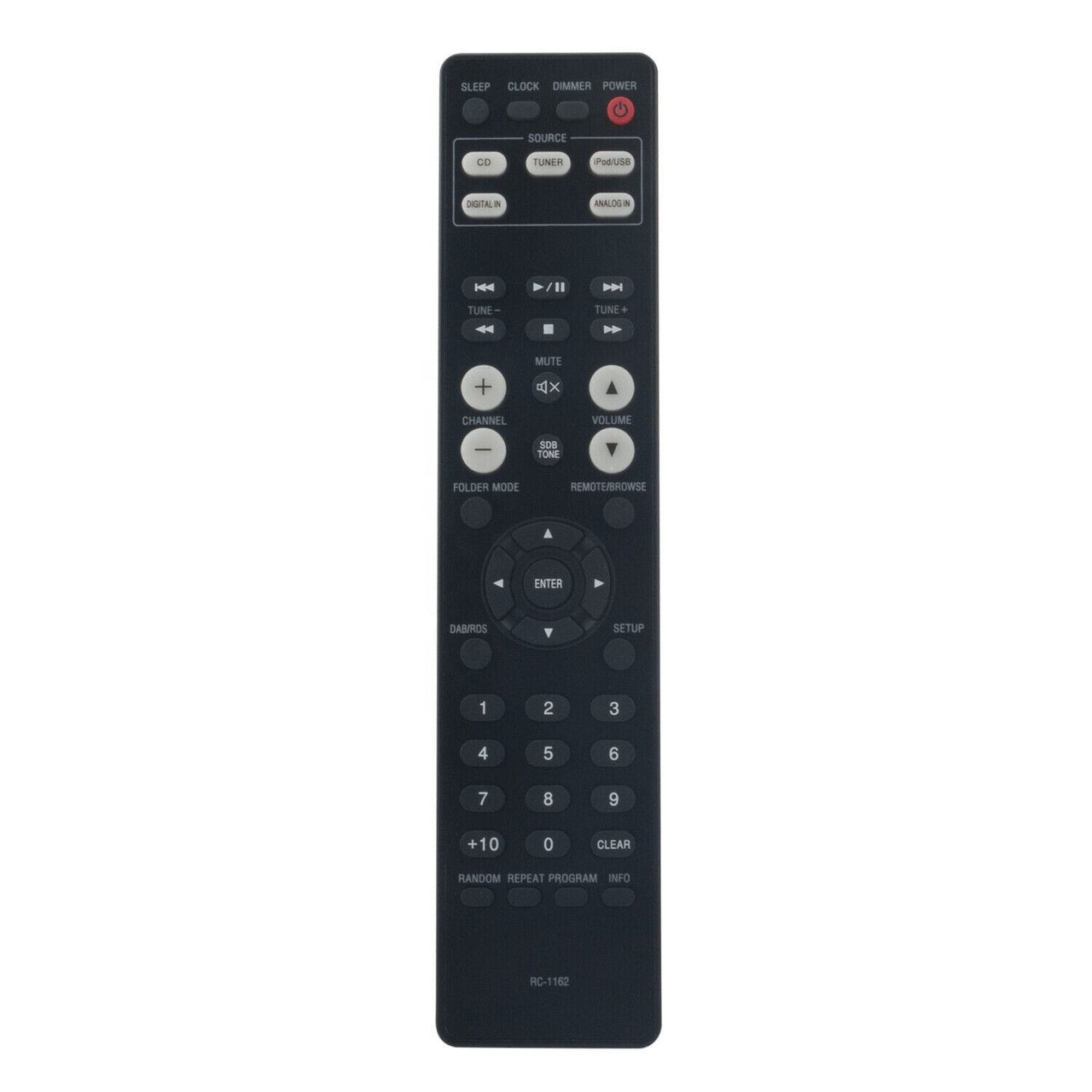 RC-1162 Replacement Remote for Denon Micro Hi-Fi System CD Receivers