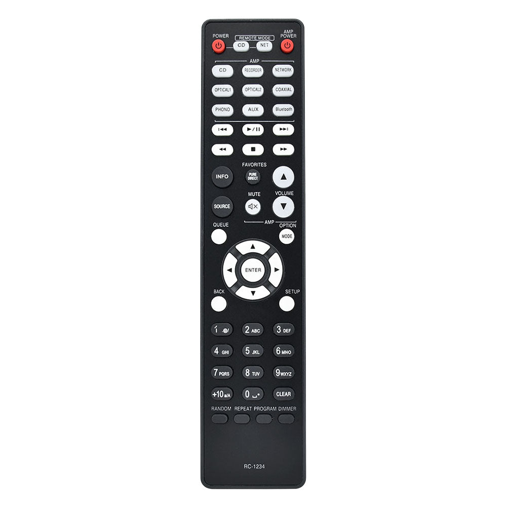 RC-1234 Replacement Remote for Denon CD Players