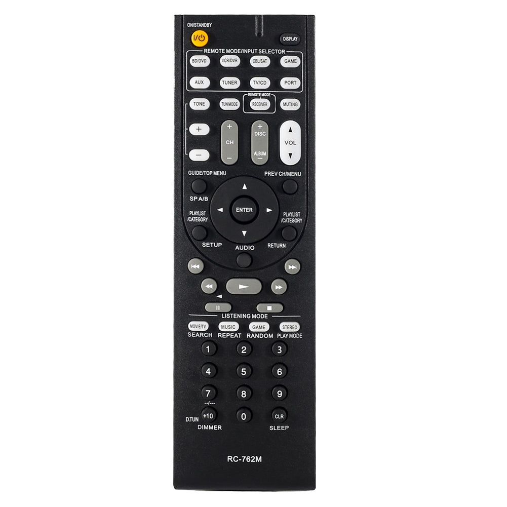 RC-762M Replacement Remote for Onkyo AV Receivers