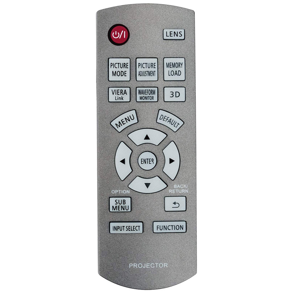 Projector Remote Replacement N2QAYB000680 Replacement Remote for Panasonic Projectors