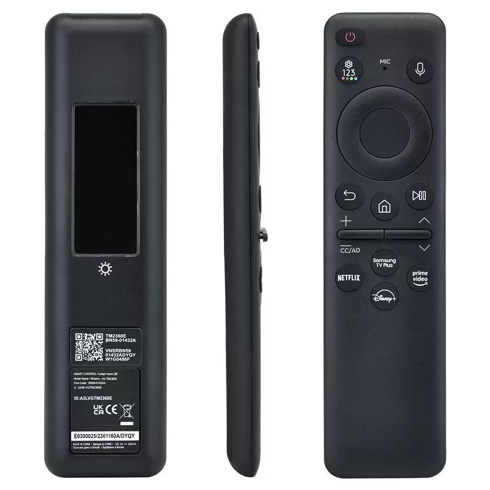 BN59-01432D Voice Replacement Remote for Samsung QA50LS03DAWXXY Televisions (with USB-C & Solar Charging)