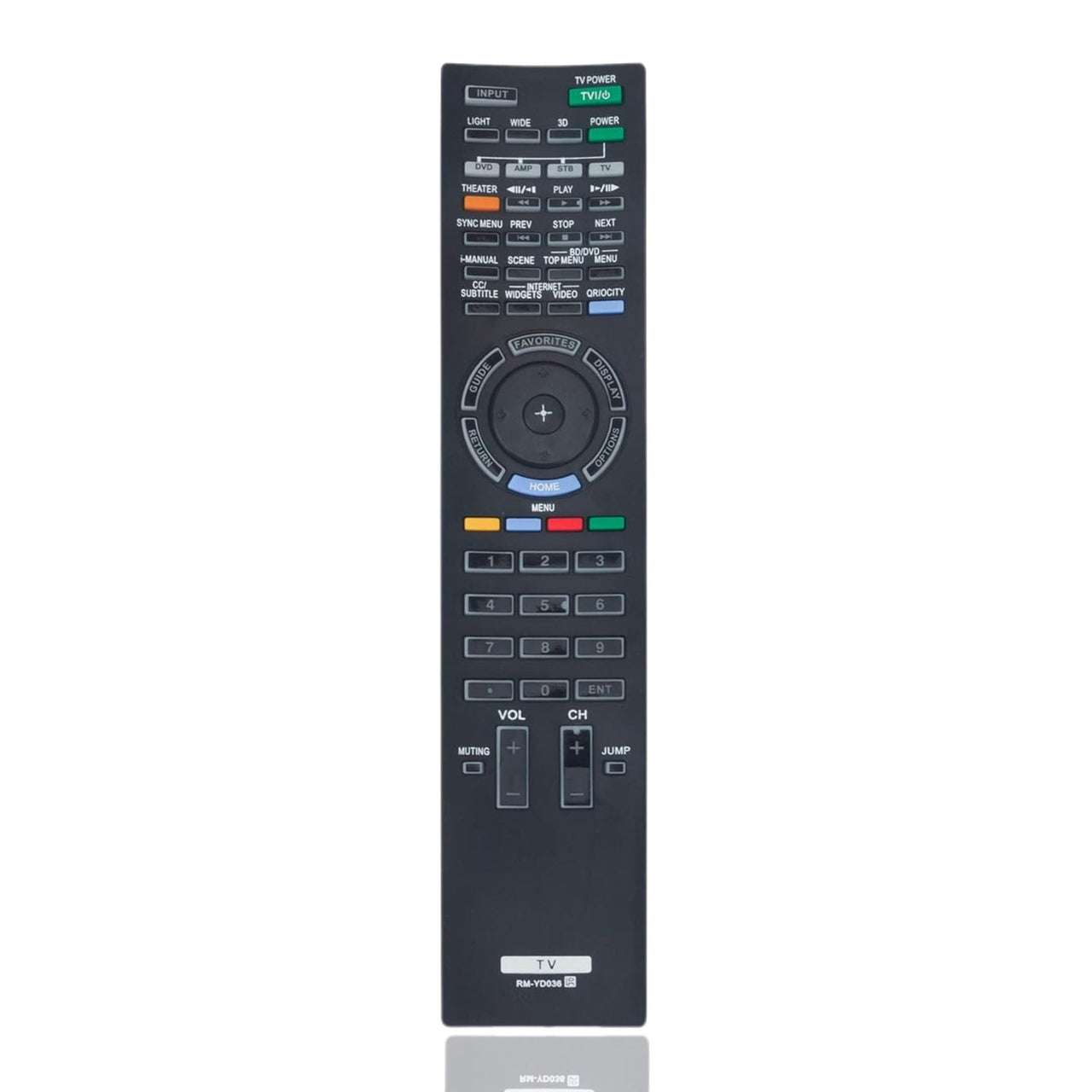 RM-YD036 Replacement Remote for Sony Televisions