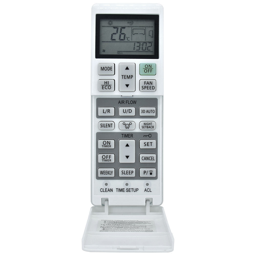Ac Remote With Thread RLA502A700B Replacement Remote for Mitsubishi Air Conditioners