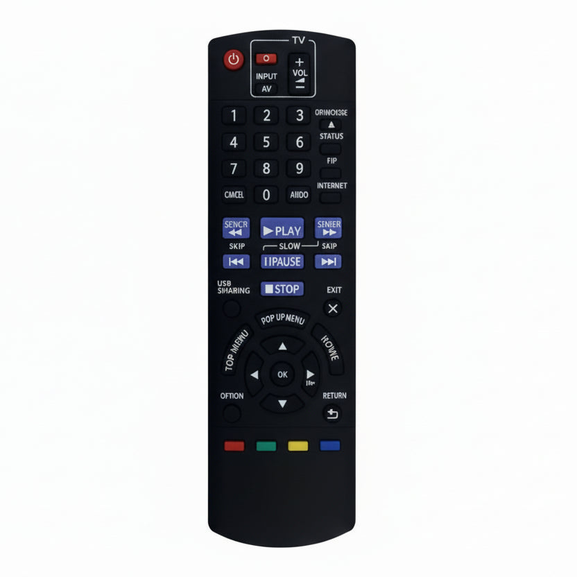 N2QAYB000959 Replacement Remote for Panasonic DMP-BDT270GC DMP-BDT360 DVD Players