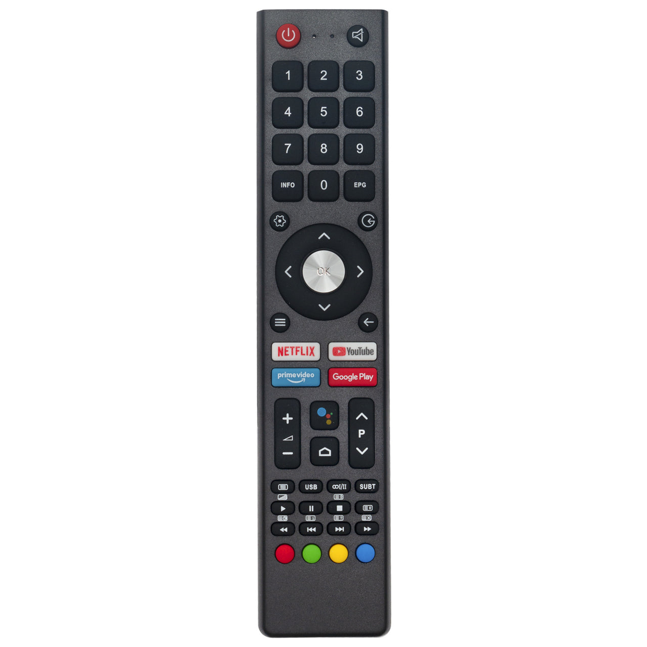 GCBLTV02ADBBT Replacement Remote For Saba Kogan ChangHong CHIQ UHD TV