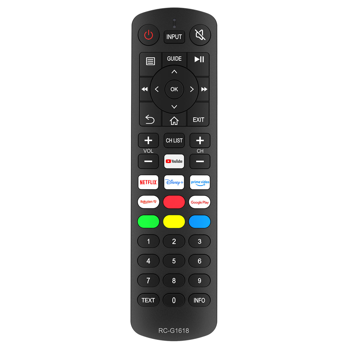 G1618 Universal Replacement Remote for Hisense Smart Televisions