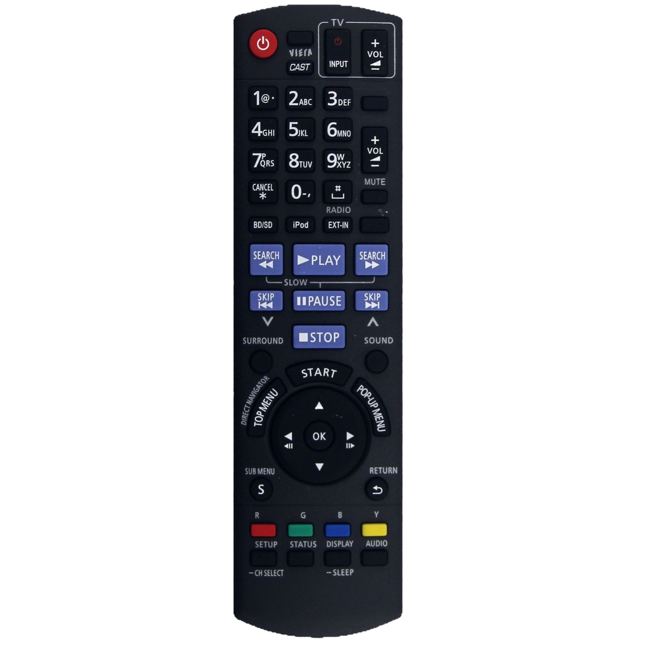 N2QAKB000072 Replacement Remote for Panasonic DVD Home Theatre Systems