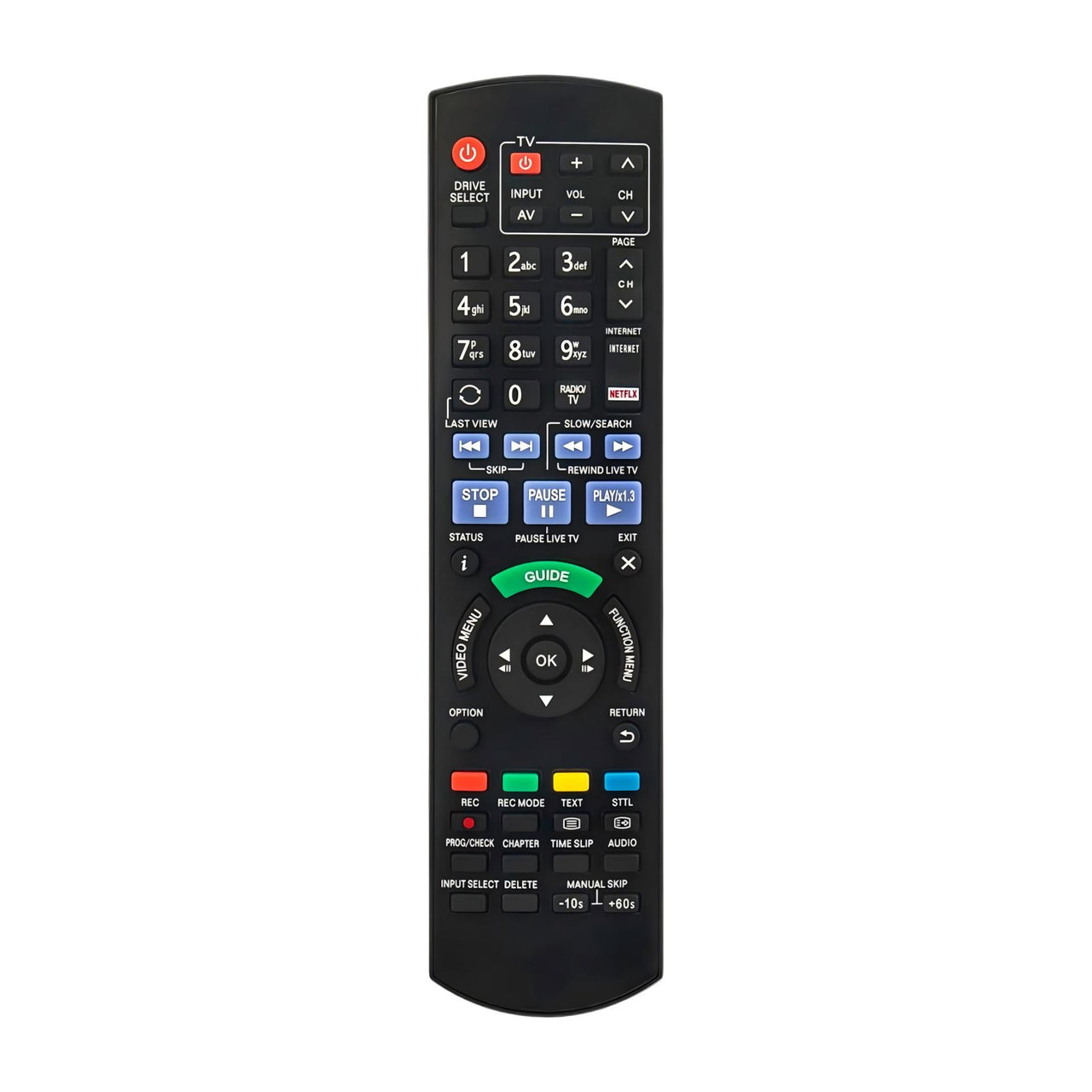 N2QAYB000759 Replacement Remote for Panasonic DVD Recorders