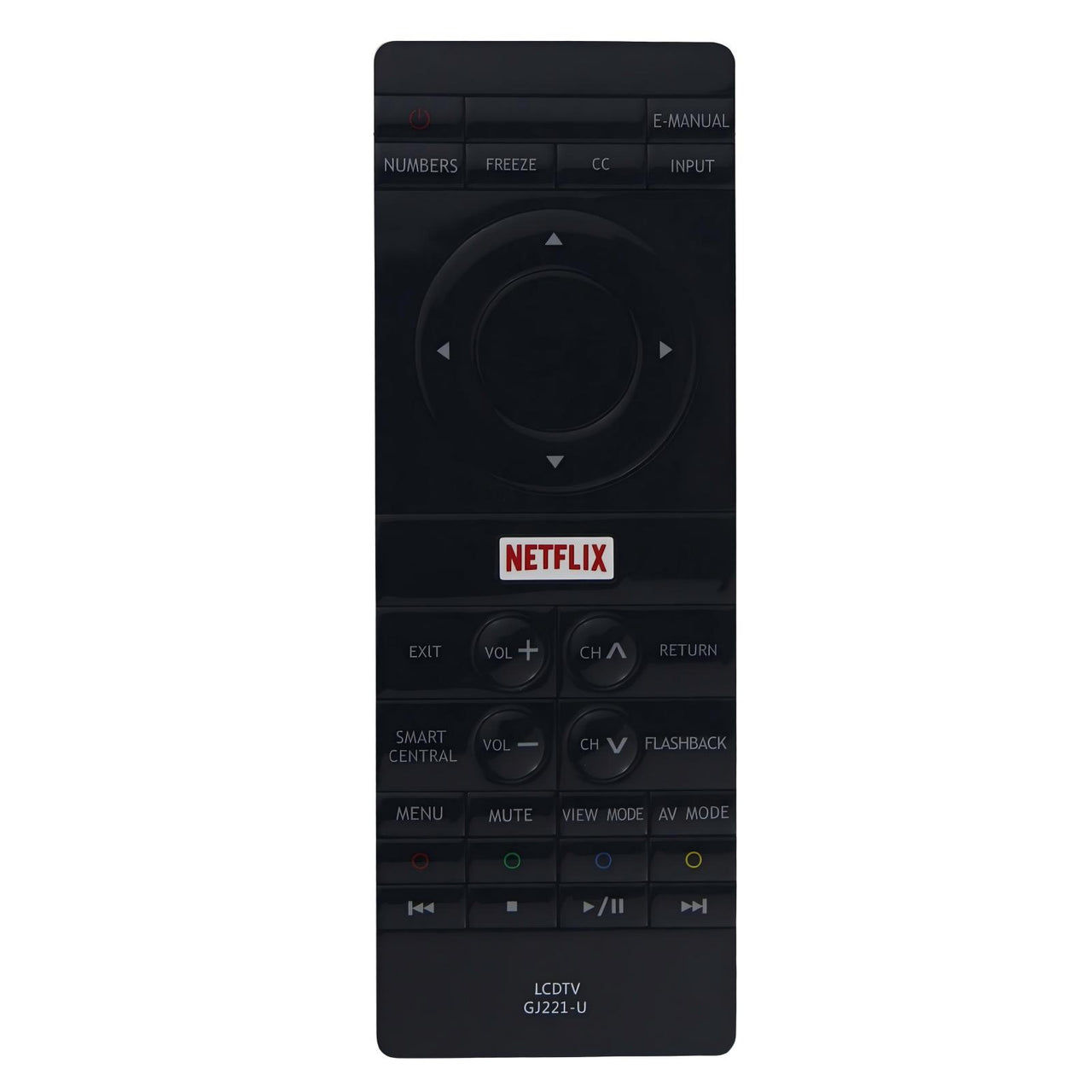 GJ221-U Replacement Remote for Sharp LC-43UB30U LC-50UB30U Televisions