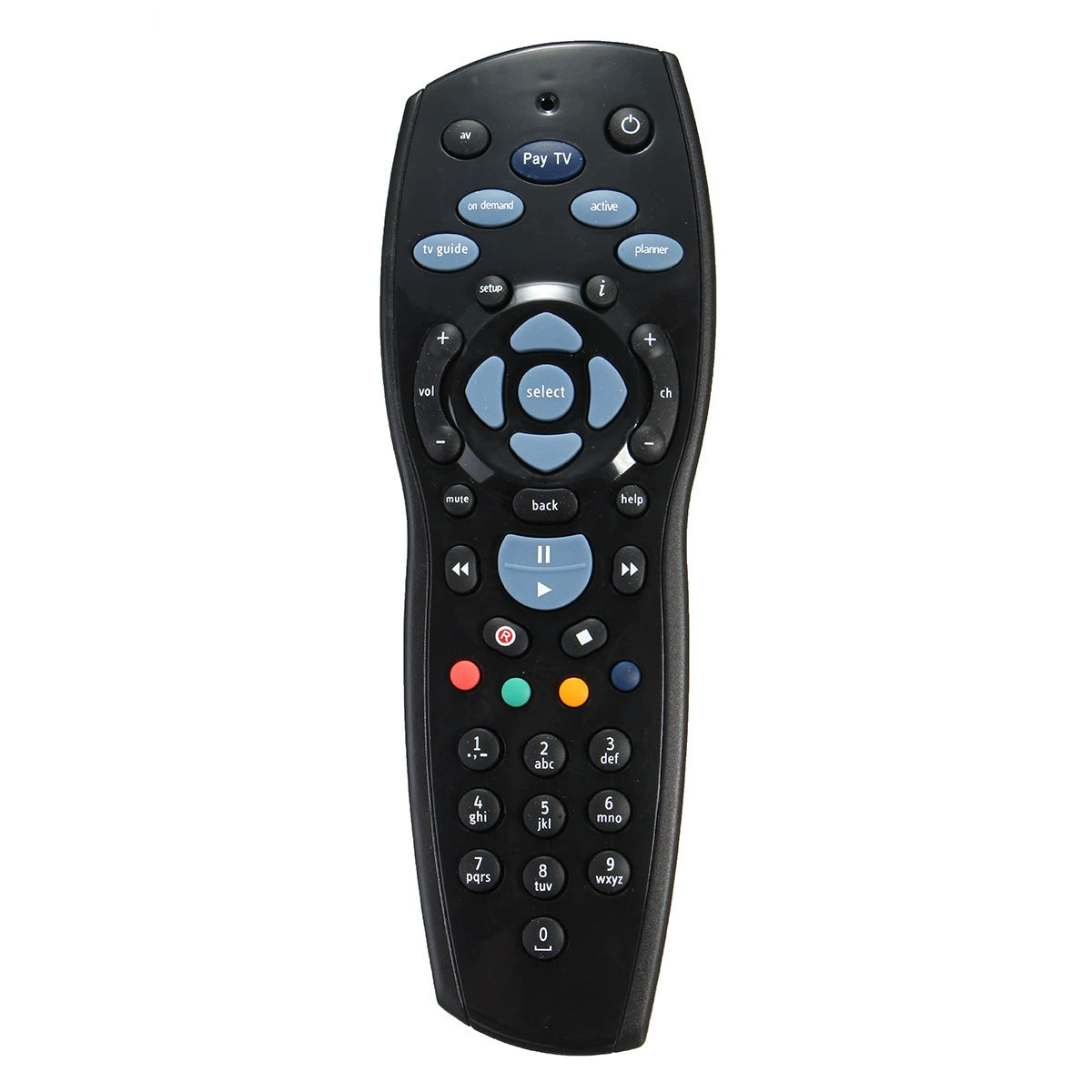 Replacement Remote For Pay TV IQ1 IQ2 IQ3 IQ4 HD S1 /Foxtel Box /Sky New Zealand /Mystar HD (Black)
