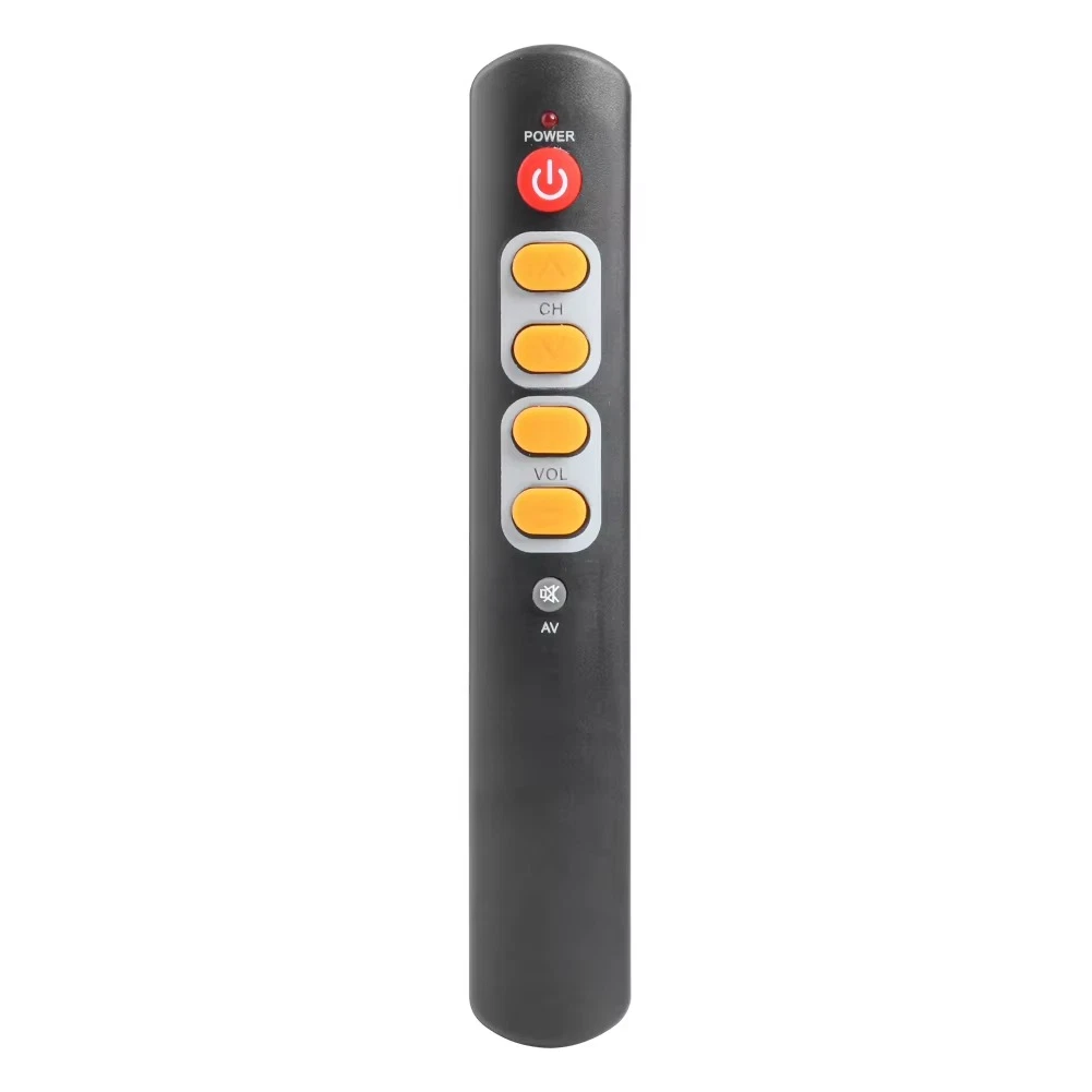 Universal Large Button 6-Key Learning Replacement Remote for TV, DVD Players & More