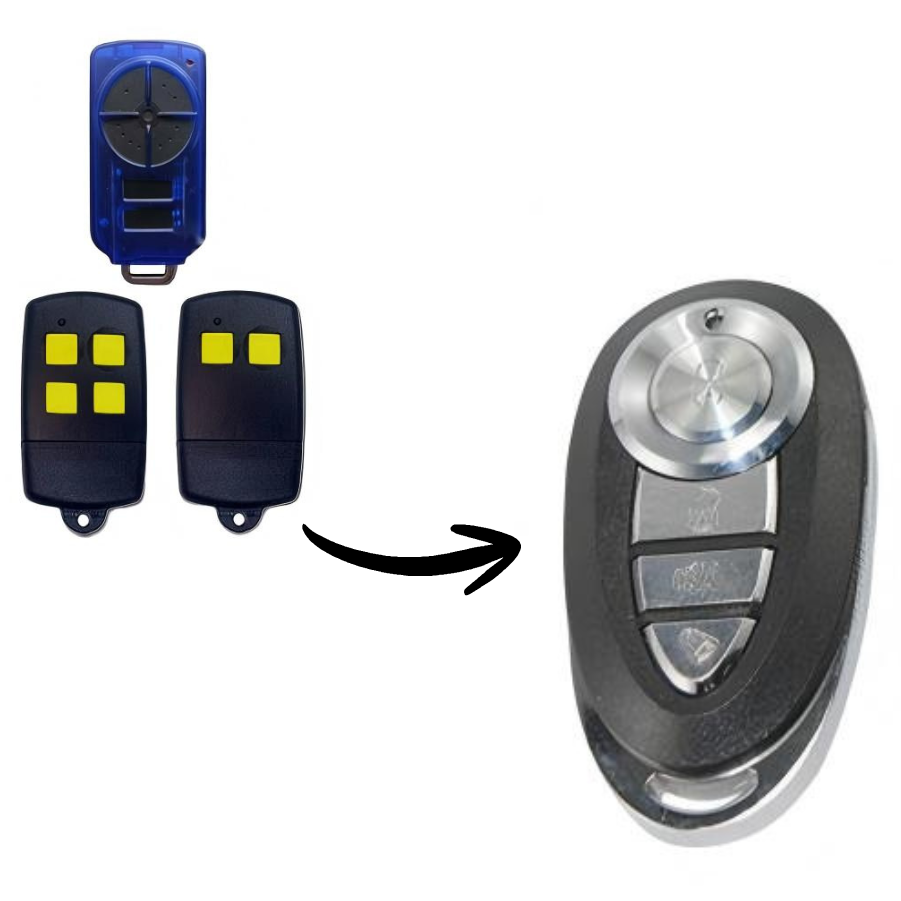 Garage Door Replacement Remote for Dominator DOM501 DOM502 433MHz