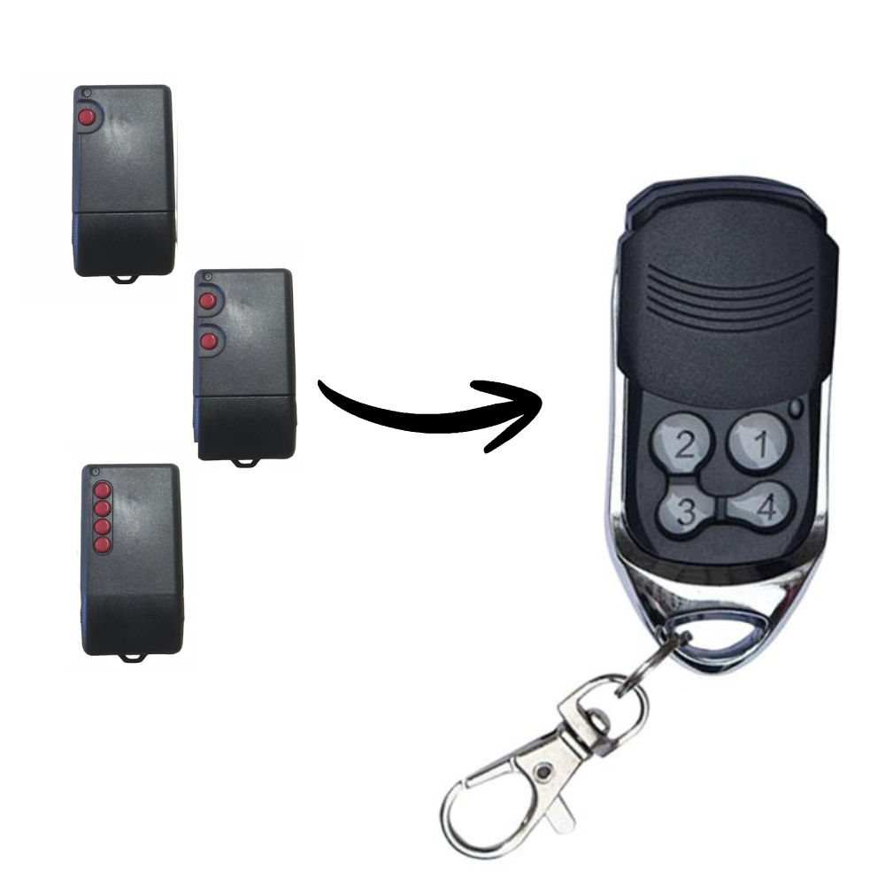 Garage Door Replacement Remote for BFT TRC/TRC1/TRC2/TRC 433.92MHz