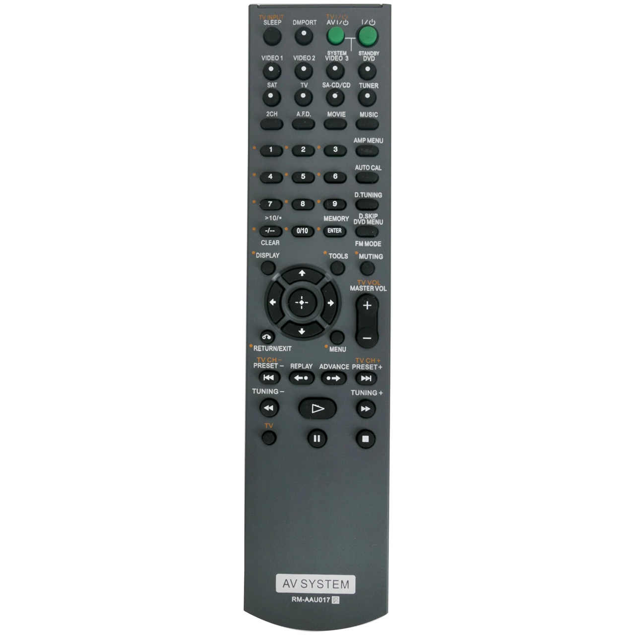 RM-AAU017 Replacement Remote for Sony Home Theater Systems