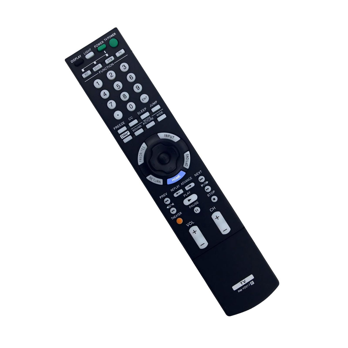 RM-YD017 Replacement Remote for Sony Televisions