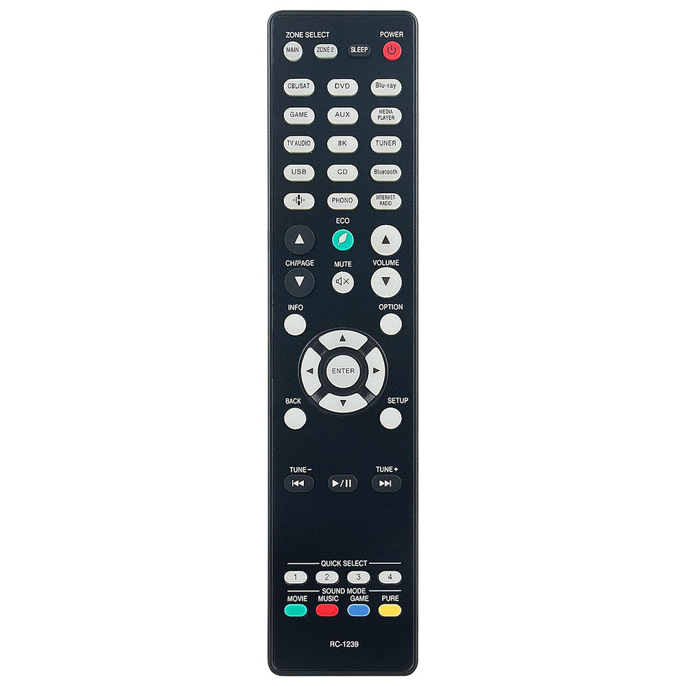 RC-1239 Replacement Remote for Denon AV System Receivers