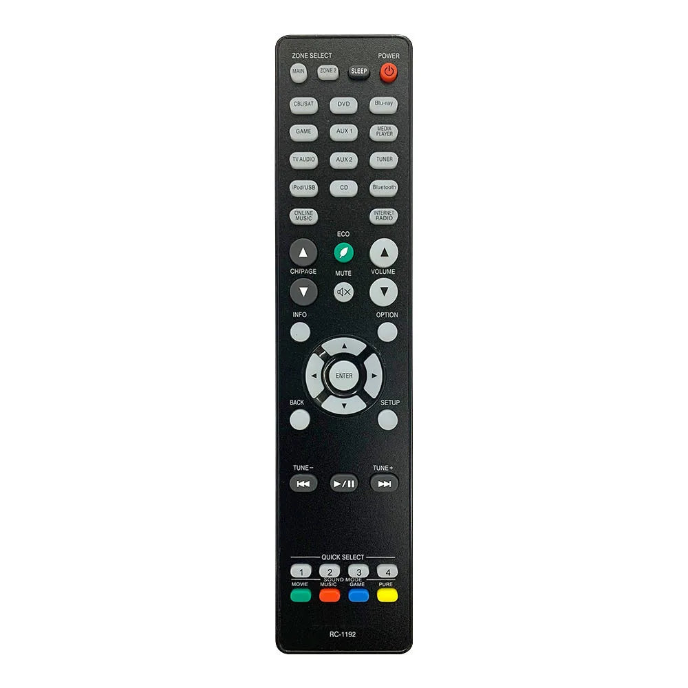 RC-1192 Replacement Remote for Denon AV Receivers