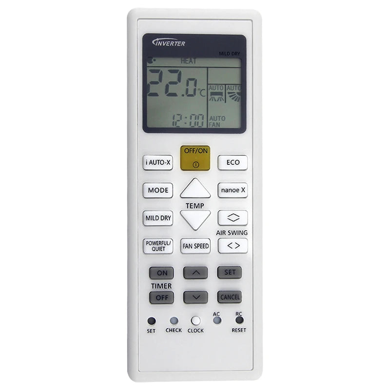 A75C16330 Replacement Remote for Panasonic Air Conditioners