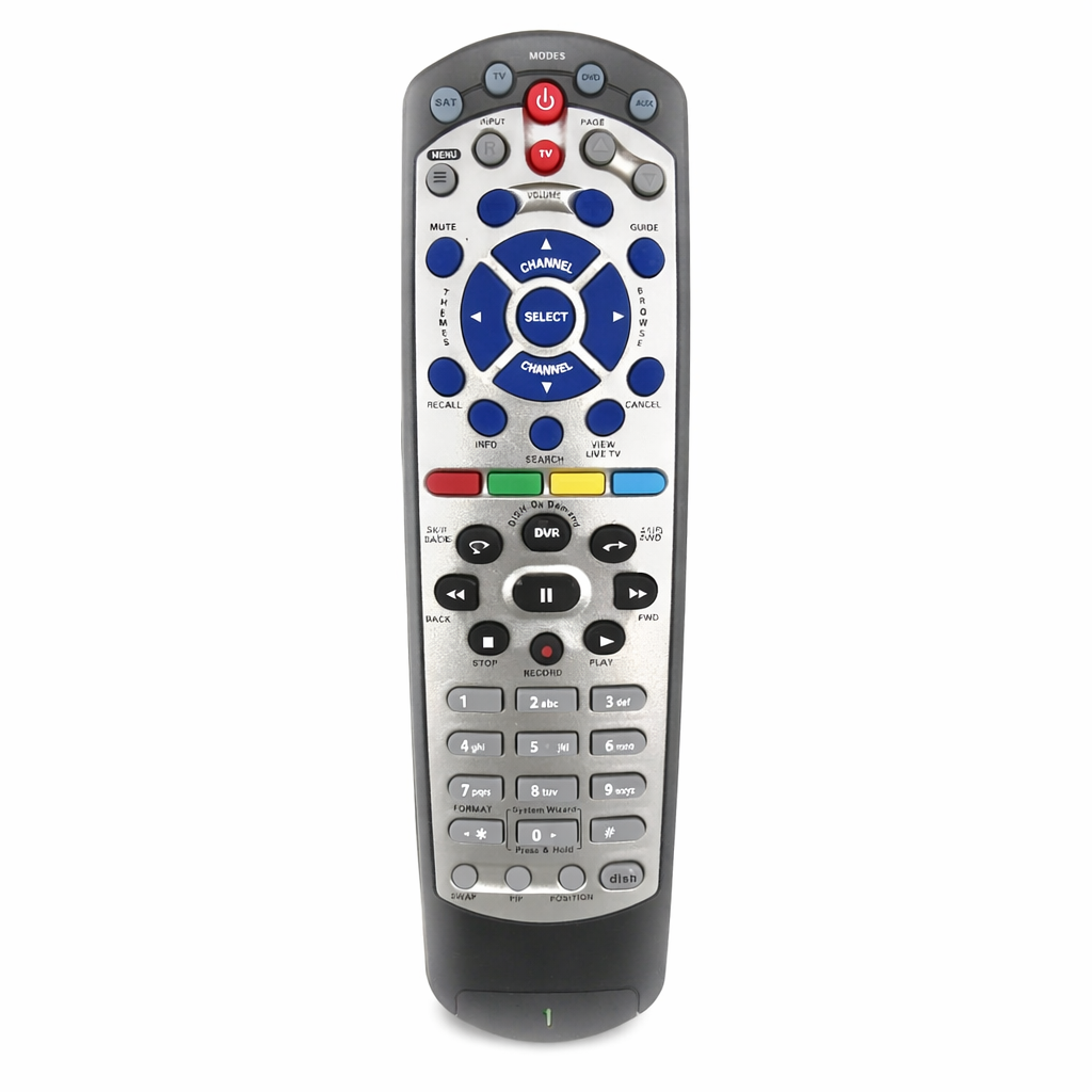 180546 IR Replacement Remote for Dish Network DVD VCR 20.1 Satellite Receivers