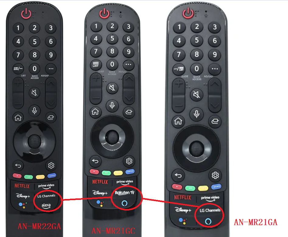 Telecomando Universale A Infrarossi MR22GA AKB76039902 Per TV LG - Compatibile Con OLED65C2SW, 28LM400B-PU E Altri Modelli