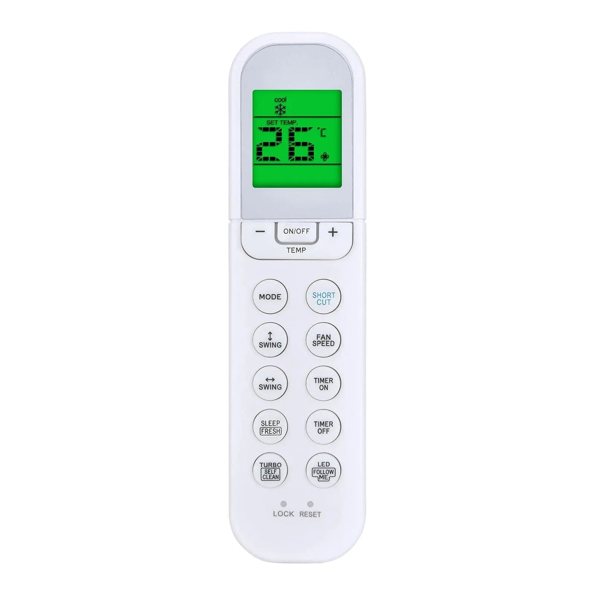 RG36A11/BGEF Replacement Remote for Midea BGH Air Conditioners