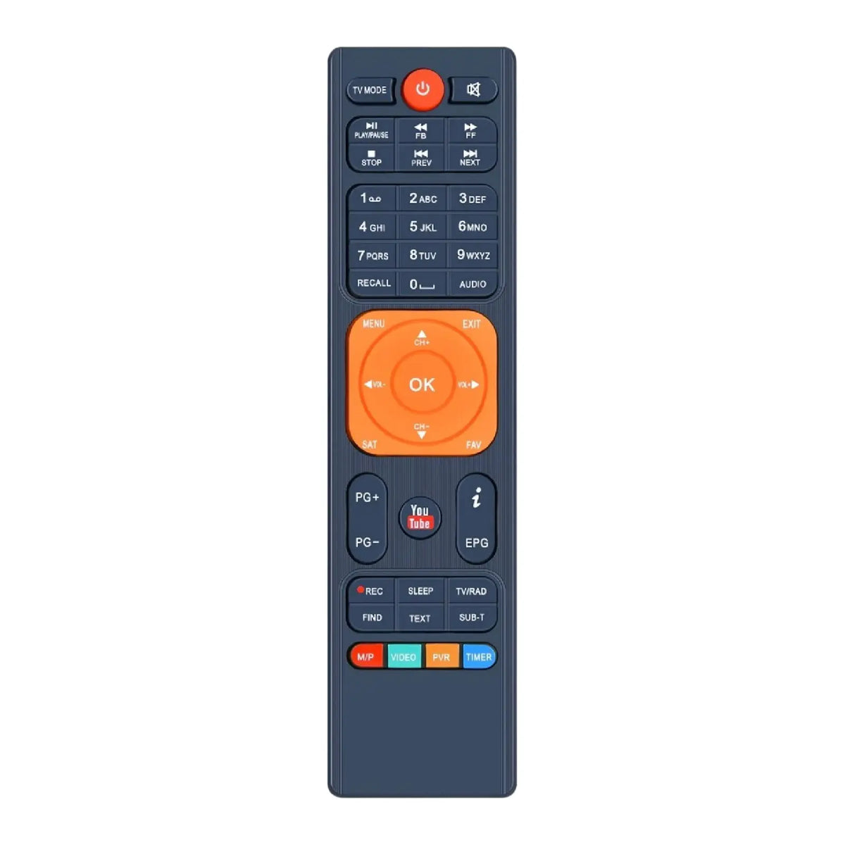 V7/V7 Plus/V7 Pro/V7 MAX Replacement Remote for GTMEDIA Satellite TV Box