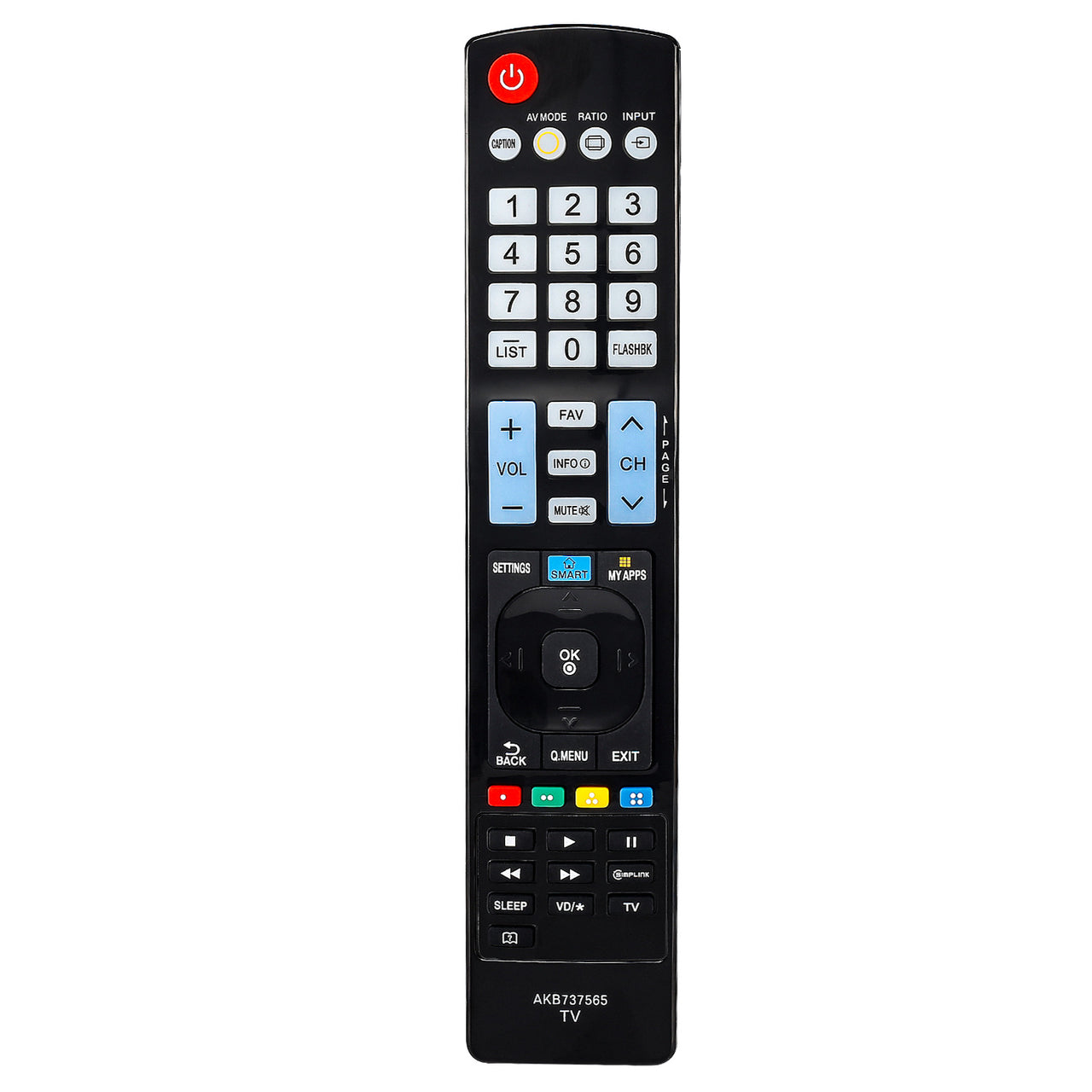 AKB737565 Replacement Remote for LG Televisions