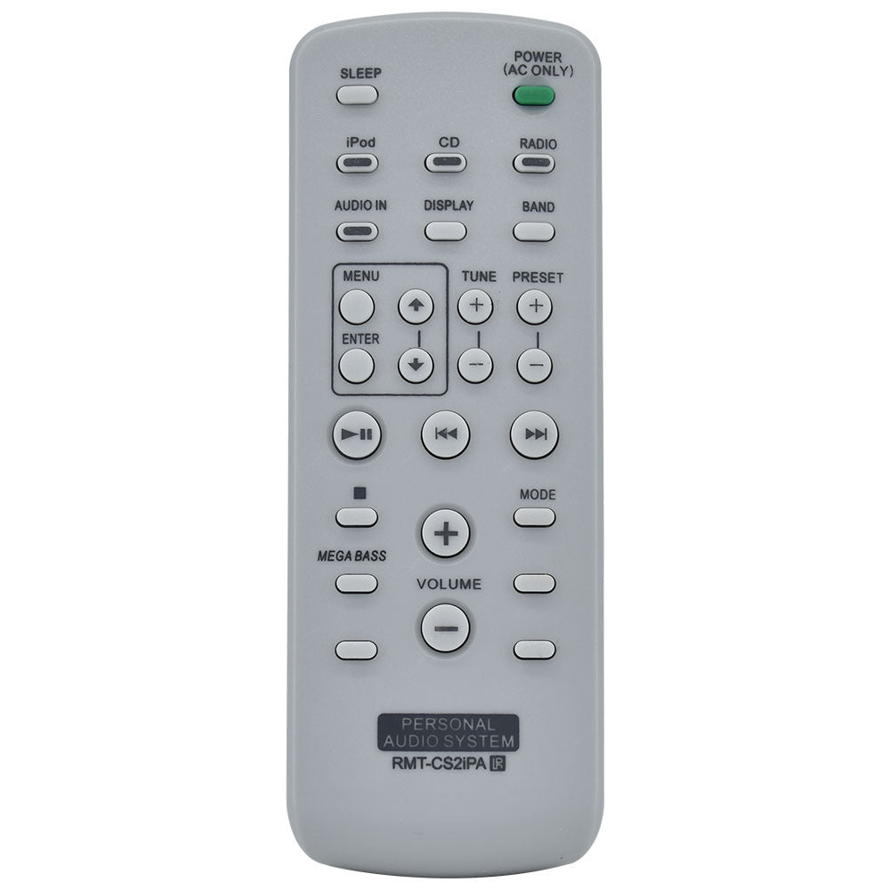 RMT-CS2iPA Replacement Remote for Sony Audio System ZS-S4iP ZS-S2iP